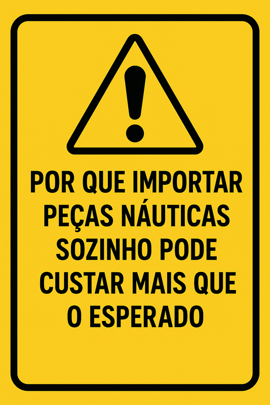 Por que Importar Peças Náuticas Sozinho Pode Custar Mais que o Esperado