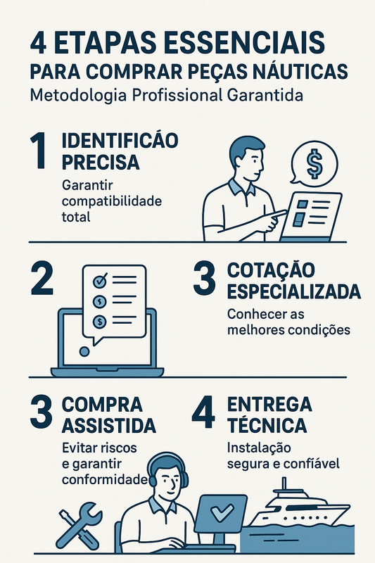 4 Etapas Essenciais para Comprar Peças Náuticas: