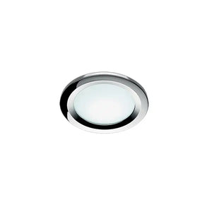 Luminária BCM Mini Eudora Steel de Embutir LED Vidro Fosco