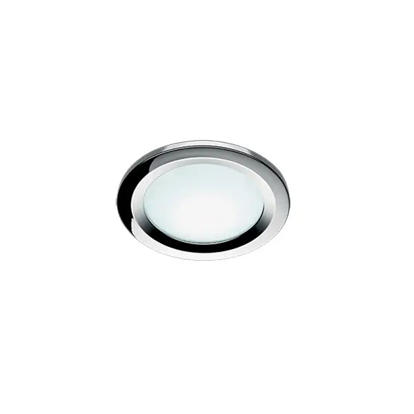 Luminária BCM Mini Eudora Steel de Embutir LED Vidro Fosco